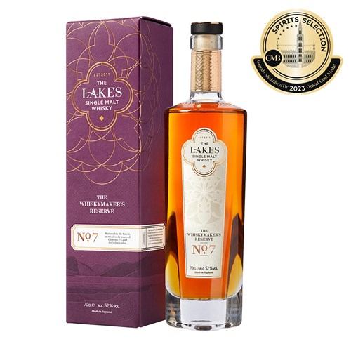 The Lakes Single Malt Whisky Whiskymaker's Reserve No.7 70cl - A Refined Sherry-Led Finale